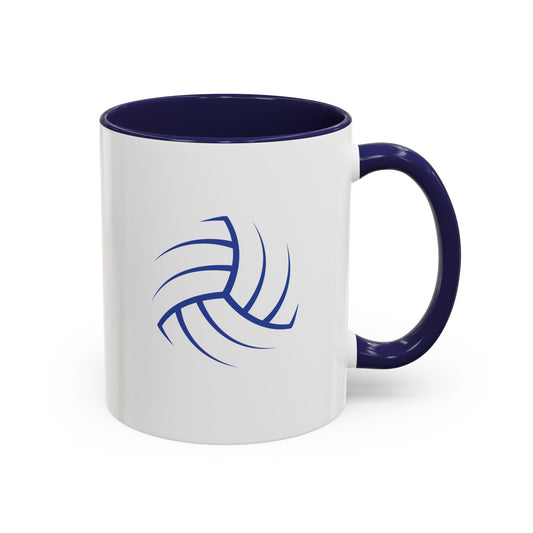 Customise Blue & White Gaelic Football  Coffee Mug