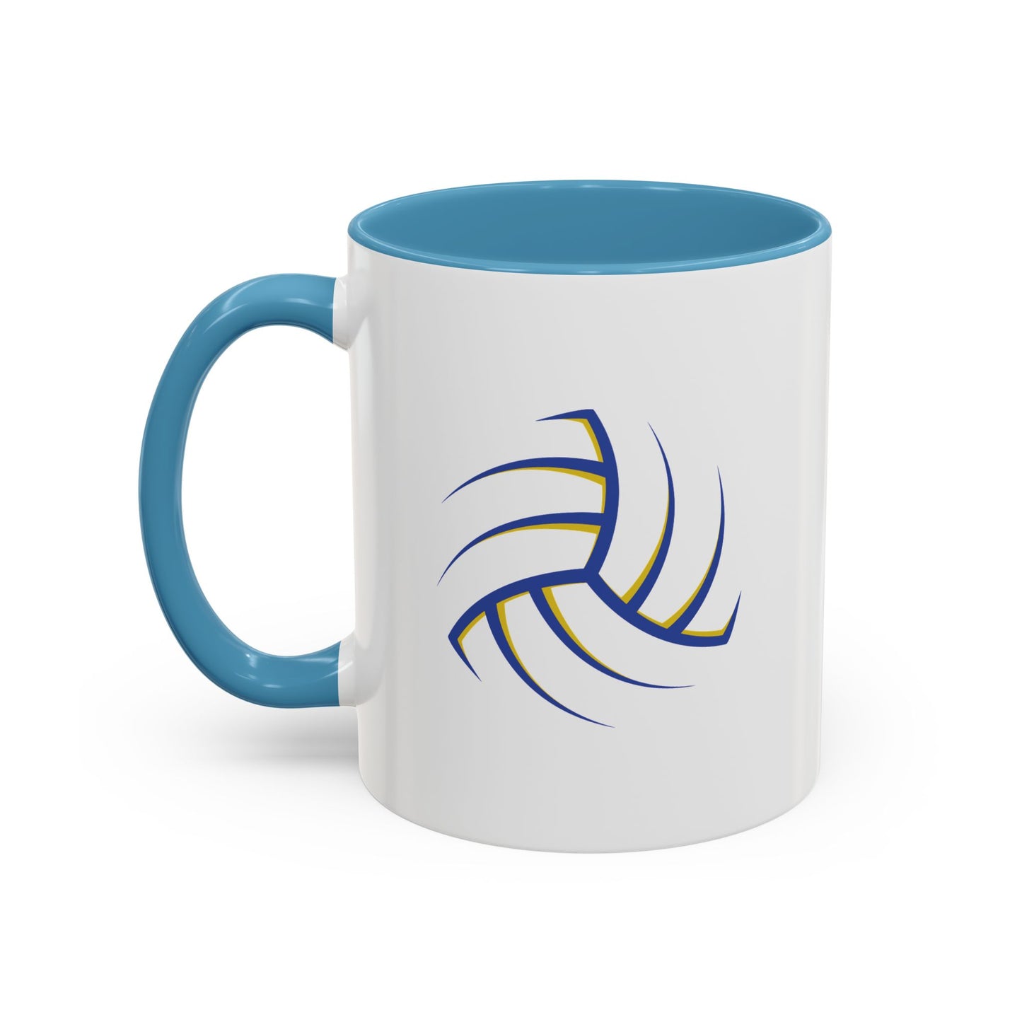 Custom Yellow & Blue Stylish Gaelic Football  Coffee Mug
