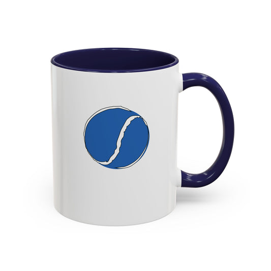 Customise Blue & White Sliotar Coffee Mug