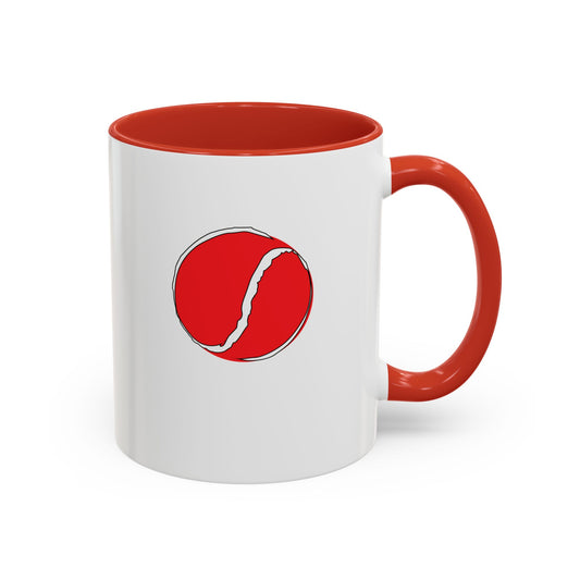 Customise Red & White Sliotar Coffee Mug