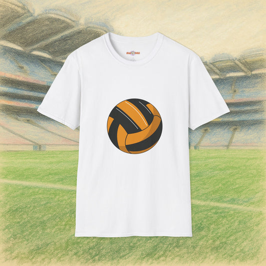 Customise Black & Gold Gaelic Football Tee
