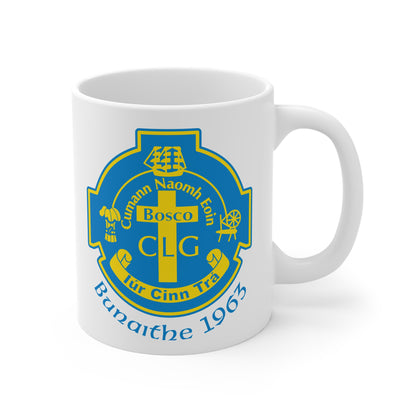 BOSCO Crested 11oz White Mug