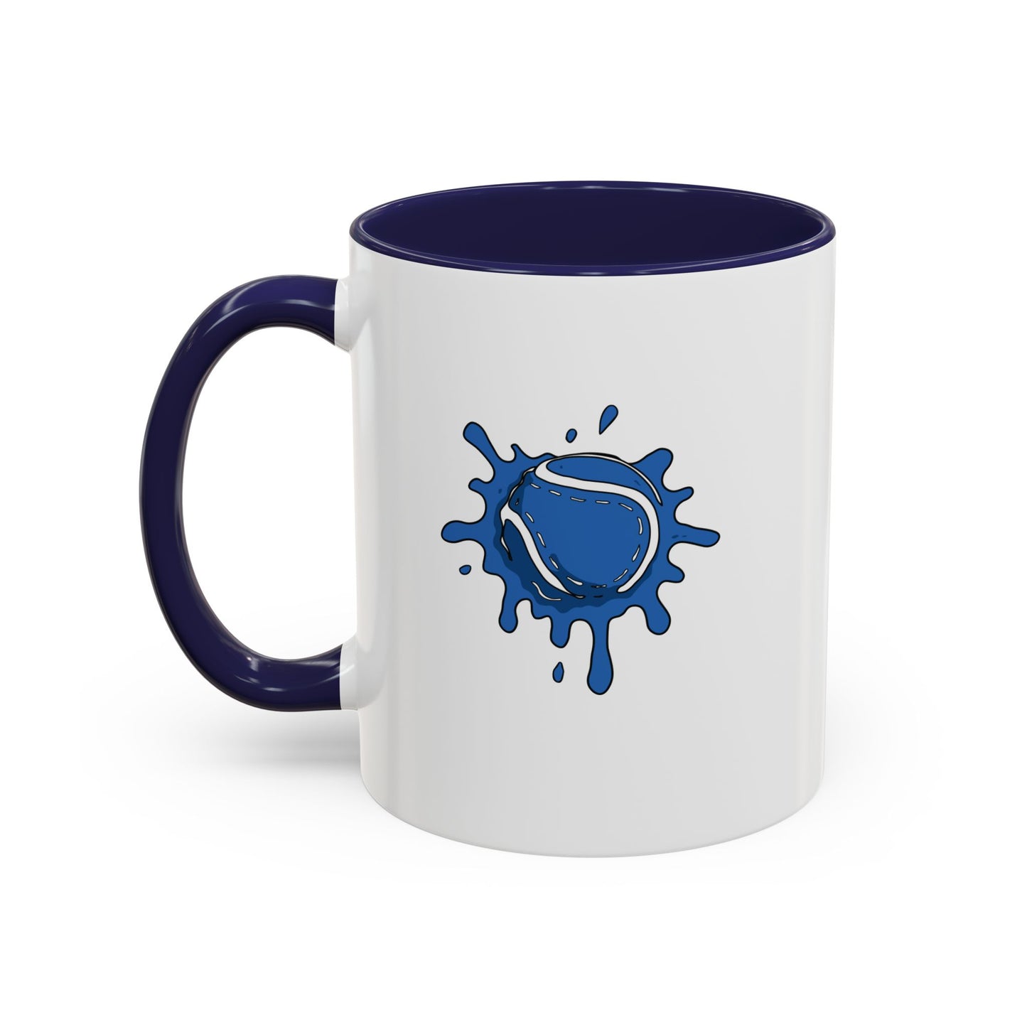 Blue & White Sliotar Splat! Coffee Mug