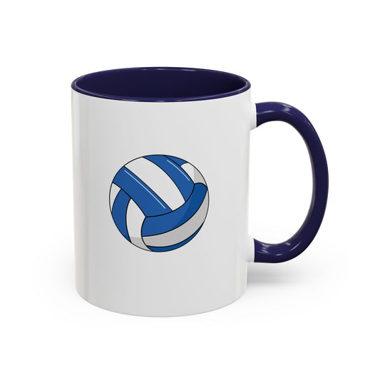 Customise Blue & White Gaelic Football Coffee Mug